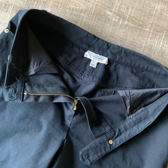 st. john sport women’s black trouser dress pants 6 chino high waist straight leg - Picture 15 of 16